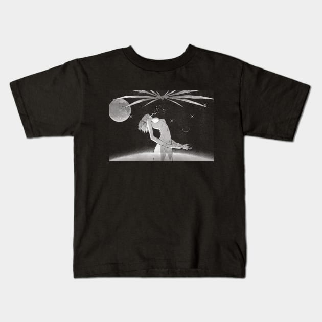 Rei Galaxy \ Neon Genesis Evangelion Kids T-Shirt by hole